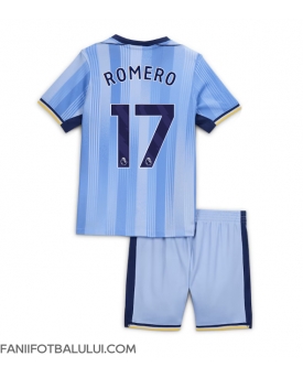 Tottenham Hotspur Cristian Romero #17 Echipament de Fotbal Replică 2024-25 Copii Deplasare (+ Șorturi)